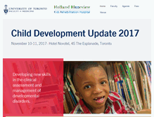 Tablet Screenshot of childdevelopmentupdate.com